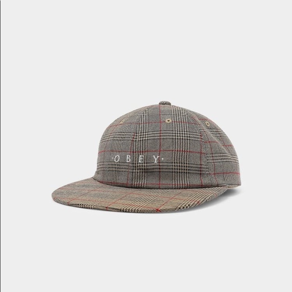 OBEY HAT HOLMES 6 PANEL KHAKI MULTI COLOR